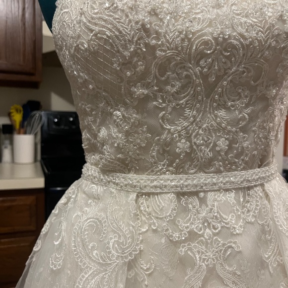 Oleg Cassini Wedding Dress - Picture 7 of 9